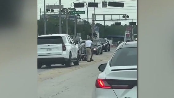 Montgomery County Sheriff breaks up road rage incident on Tuesday