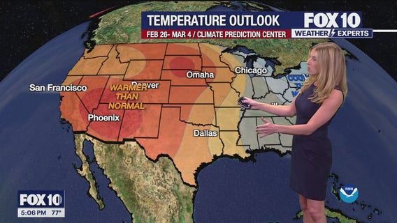 Arizona weather forecast: Above-normal highs continue in Phoenix