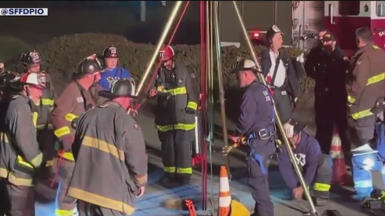 Man rescued from sewer in San Francisco: SFFD