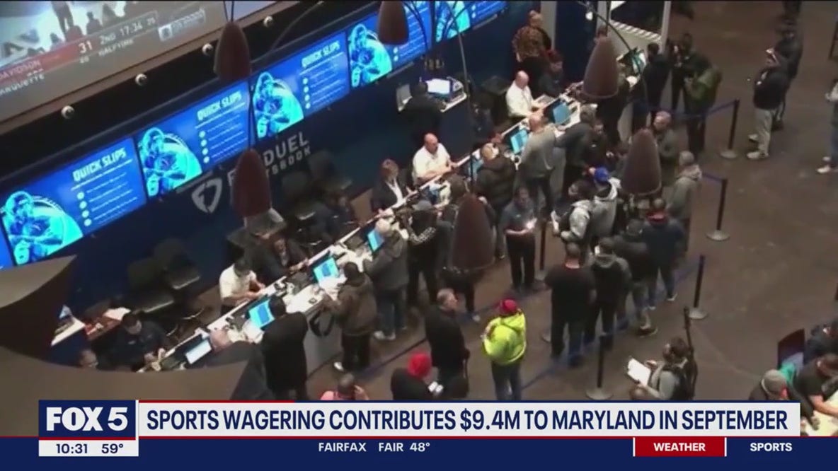 Maryland sports betting hits record $532 million in September