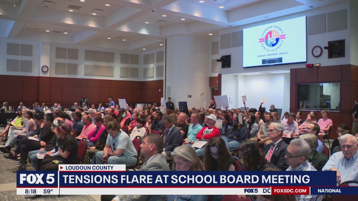 Tensions rise at Loudoun County school board meeting