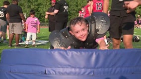 Football clinic for kids with special needs in Canton