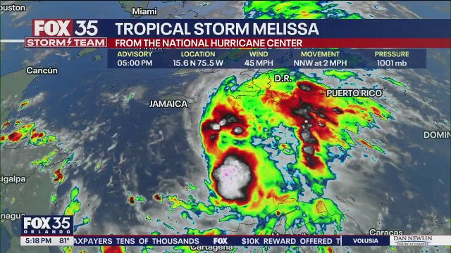 Tropical Storm Melissa forecast to be major Cat. 4 hurricane in Caribbean: National Hurricane Center