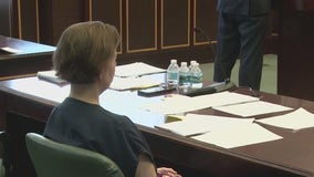 Sarah Boone takes stand in suitcase murder hearing