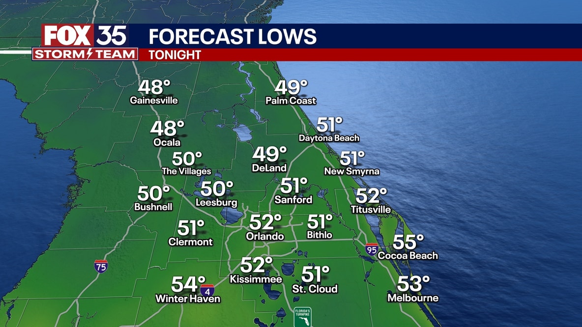 Orlando Weather Forecast: Wednesday Night, January 29th
