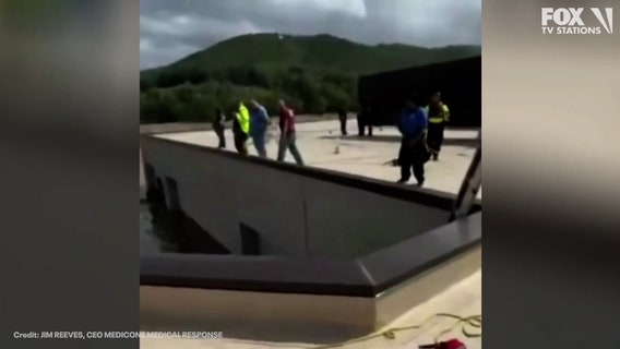 Tennessee hospital floods, forcing 'dangerous' helicopter rescue