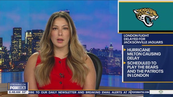 Jacksonville Jaguars miss London flight due to Hurricane Milton