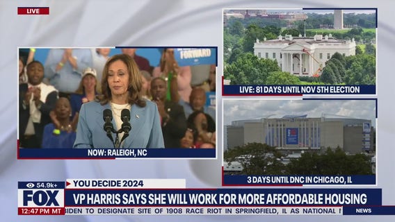 Kamala Harris calls for tax breaks, lowering costs for Americans at North Carolina rally