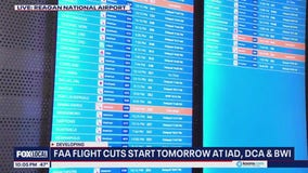 FAA flight cuts start at DC-area airports on Friday