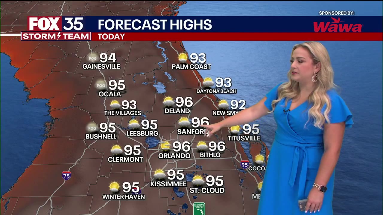 Orlando AM Weather Forecast: May 18, 2025