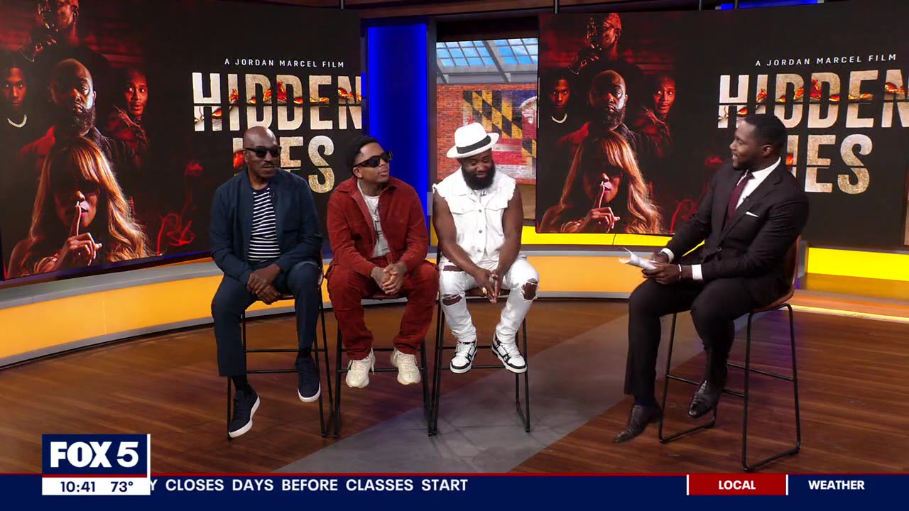 Clifton Powell, Tray Chaney, and Jordan Marcel talk "Hidden Lies"