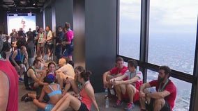 Athletes race up Willis Tower for good cause