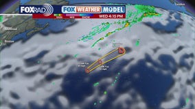 Tropical Storm Andrea in the Atlantic