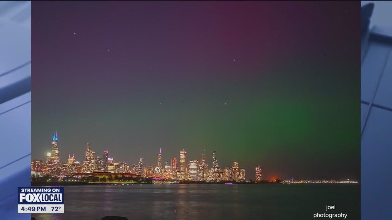 Northern lights in Chicagoland: Aurora borealis may be Northern lights in Chicagoland: Aurora borealis may be