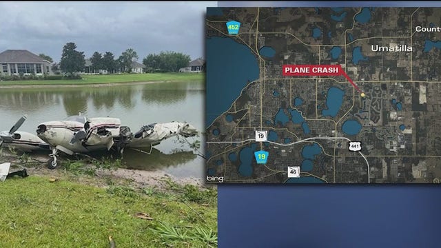Small plane crashes into Mount Dora lake after takeoff from Eustis airport