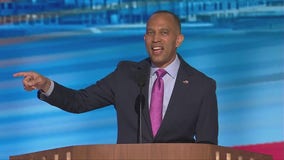 House minority leader Hakeem Jeffries at DNC