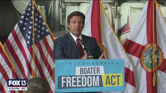 Governor DeSantis signs Boater Freedom Act