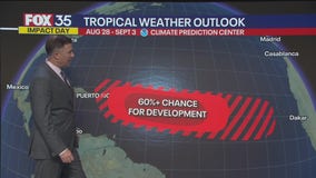 Tropical wave has 60% chance for development: NOAA