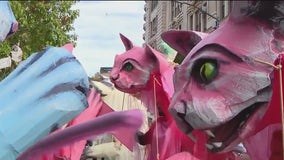 NYC's Halloween Parade kicks off with feline flair