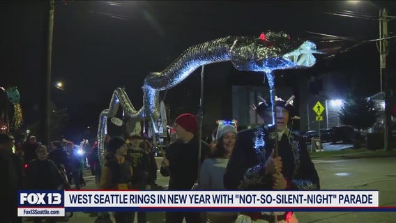 West Seattle rings in new year with 'Not-So-Silent' parade