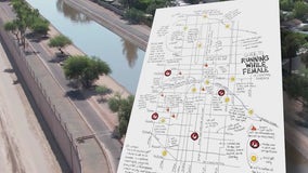 Local artist provides safety map for women runners