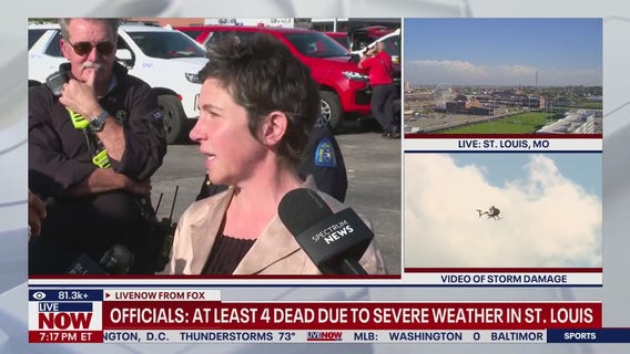 4 confirmed dead due to severe weather in St. Louis