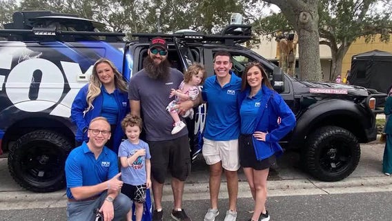 FOX 35 News team participates in Touch-A-Truck event