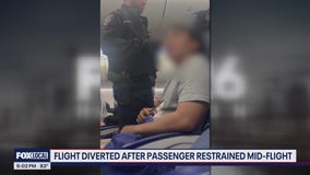 Man restrained after trying to open Houston plane door