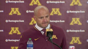 P.J. Fleck reacts after Gophers lose to Iowa 31-14