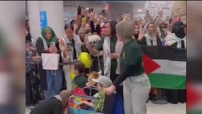 Chicagoans welcome Palestinian boy in need of medical care with open arms at O'Hare International Airport