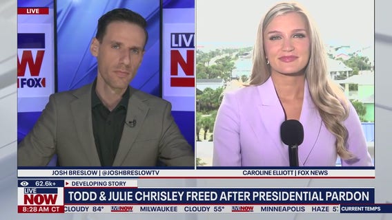 Julie Chrisley makes first public outing after Trump pardon