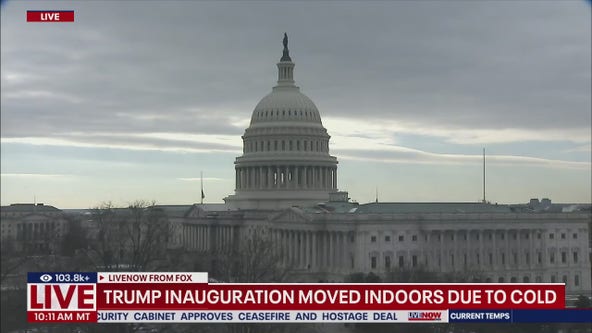 Trump inauguration moved indoors