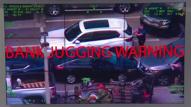 2 arrested in 'bank jugging' incident at Kissimmee shopping plaza: deputies