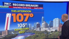 Austin weather: Record breaking heat