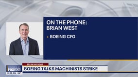 Boeing CFO talks WA machinists strike