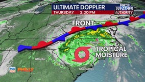 FOX Weather Philly: Jersey shore prepares for TS Debby