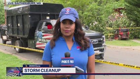 FOX 5 Meteorologist Jennifer Delgado joins the DMV Zone from a Gaithersburg area affected by damage from last night's tornadoes