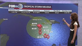 Tropical Storm Melissa forms | Tropical Weather Forecast