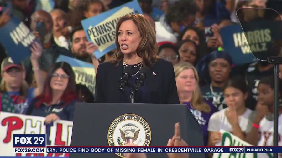 Kamala Harris rallies across Philadelphia; Trump holds rally at Madison Square Garden