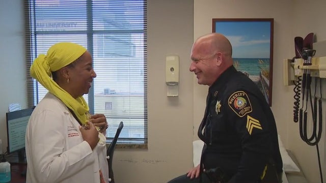 Fort Bend Co. sergeant survives stroke; now on mission to raise awareness, stay active