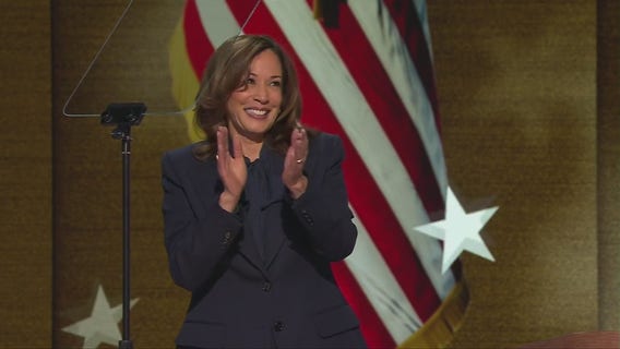 Kamala Harris accepts presidential nomination