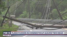 Flash floods in Connecticut leaves two dead