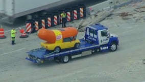 Oscar Mayer Wienermobile crashes on I-294