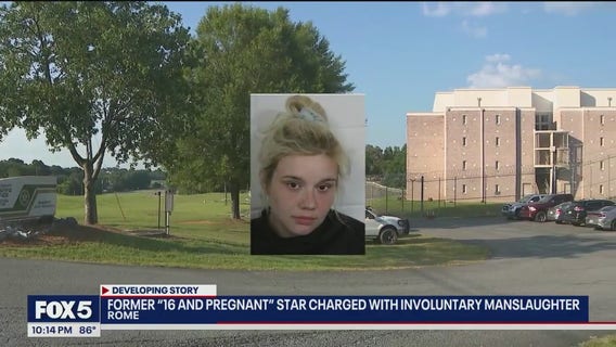 '16 & Pregnant' star charged with involuntary manslaughter in Georgia