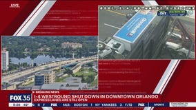 I-4 West shut down in downtown Orlando