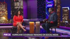 Isiah Factor Hurricane Beryl Coverage: Social Media video with Carolina Sanchez