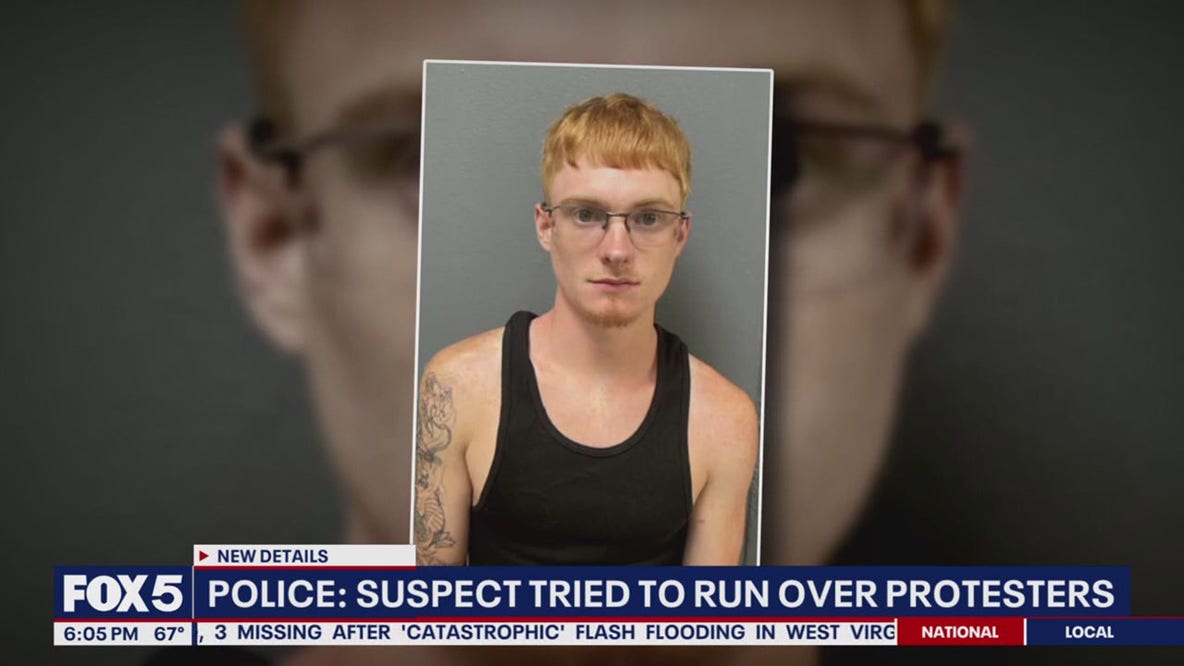 No bond for man accused of trying to run over 'No Kings' protestors