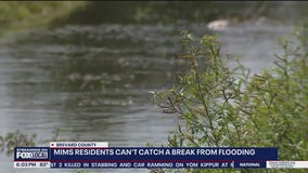 Can't catch a break: Mims residents worried about flooding