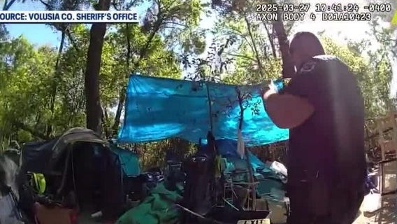Deputies clear homeless camp following arrest