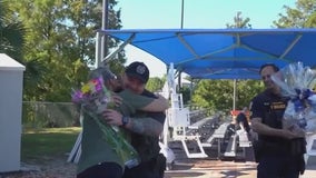 Officers rescue woman who passed out in pool